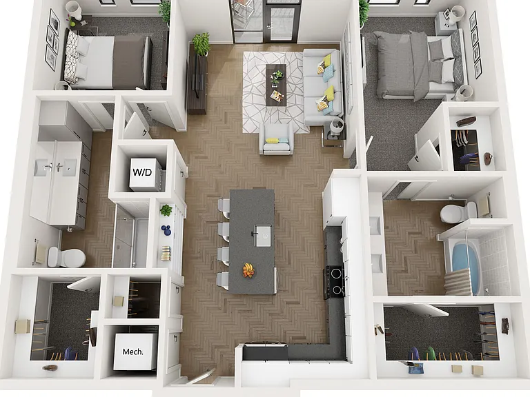 B4 floor plan Standard Assembly