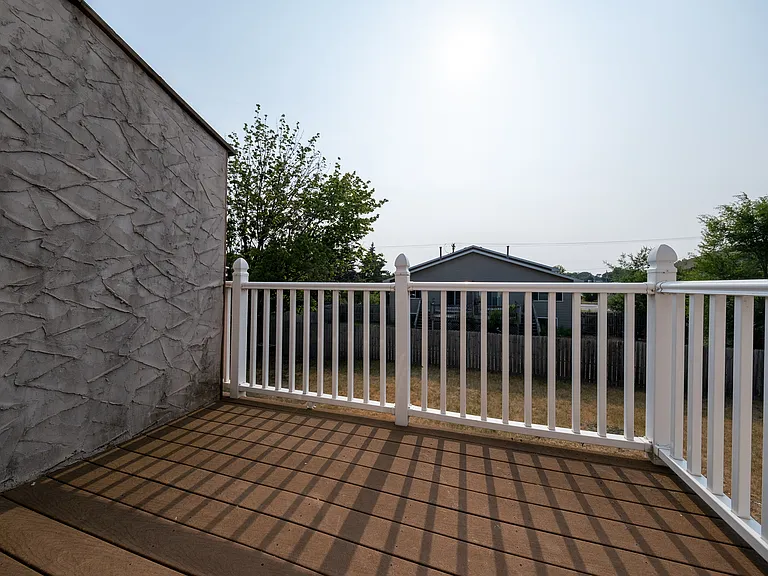 Deck off dining room