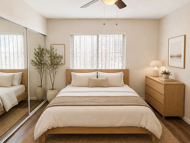 Bedroom - Artificially Staged