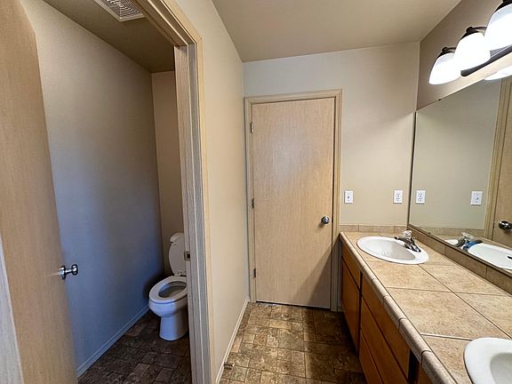 Master bath with double sink