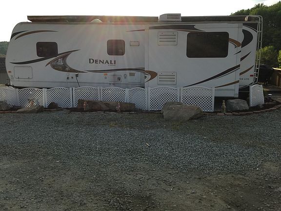Back of trailer 