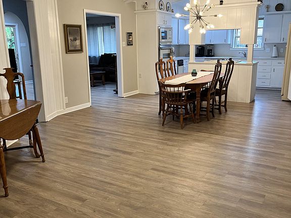 Kitchen and Dining Area. Attached to both living areas.