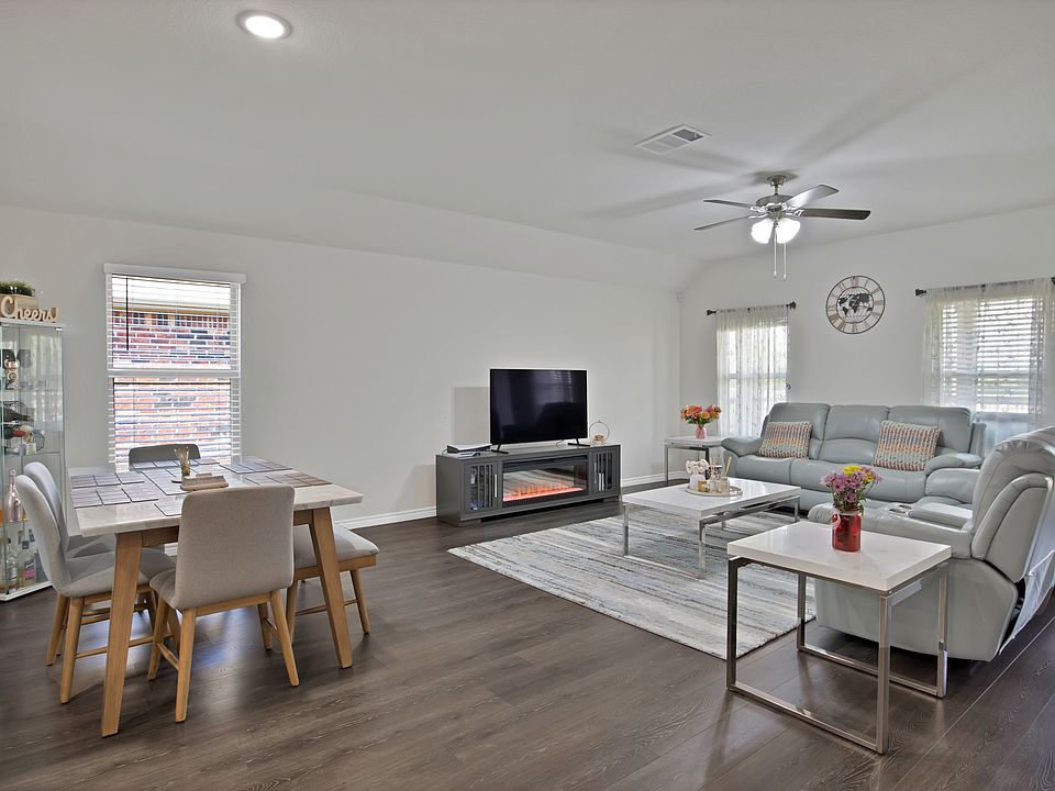 Dining and living area