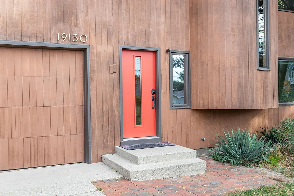 Front door - N Shore Dr