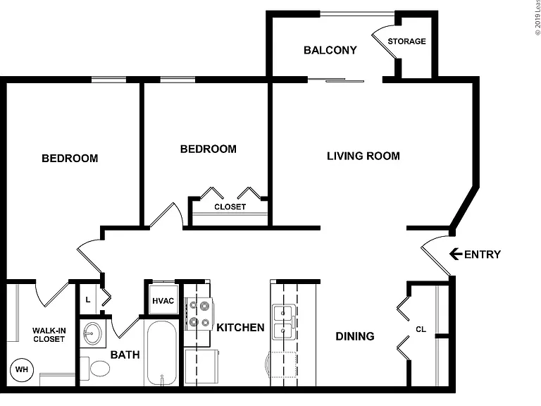 Elm: Beds - 2: Baths - 1: SqFt Range - 856 to 856