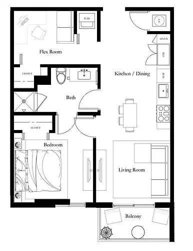 Floor plan SDA5