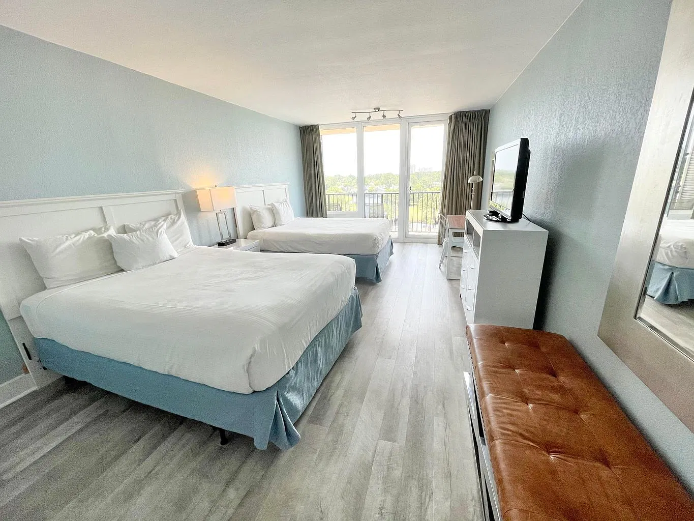 Studio Condo (shown with two beds - Owner will replace one bed with sofa upon request)