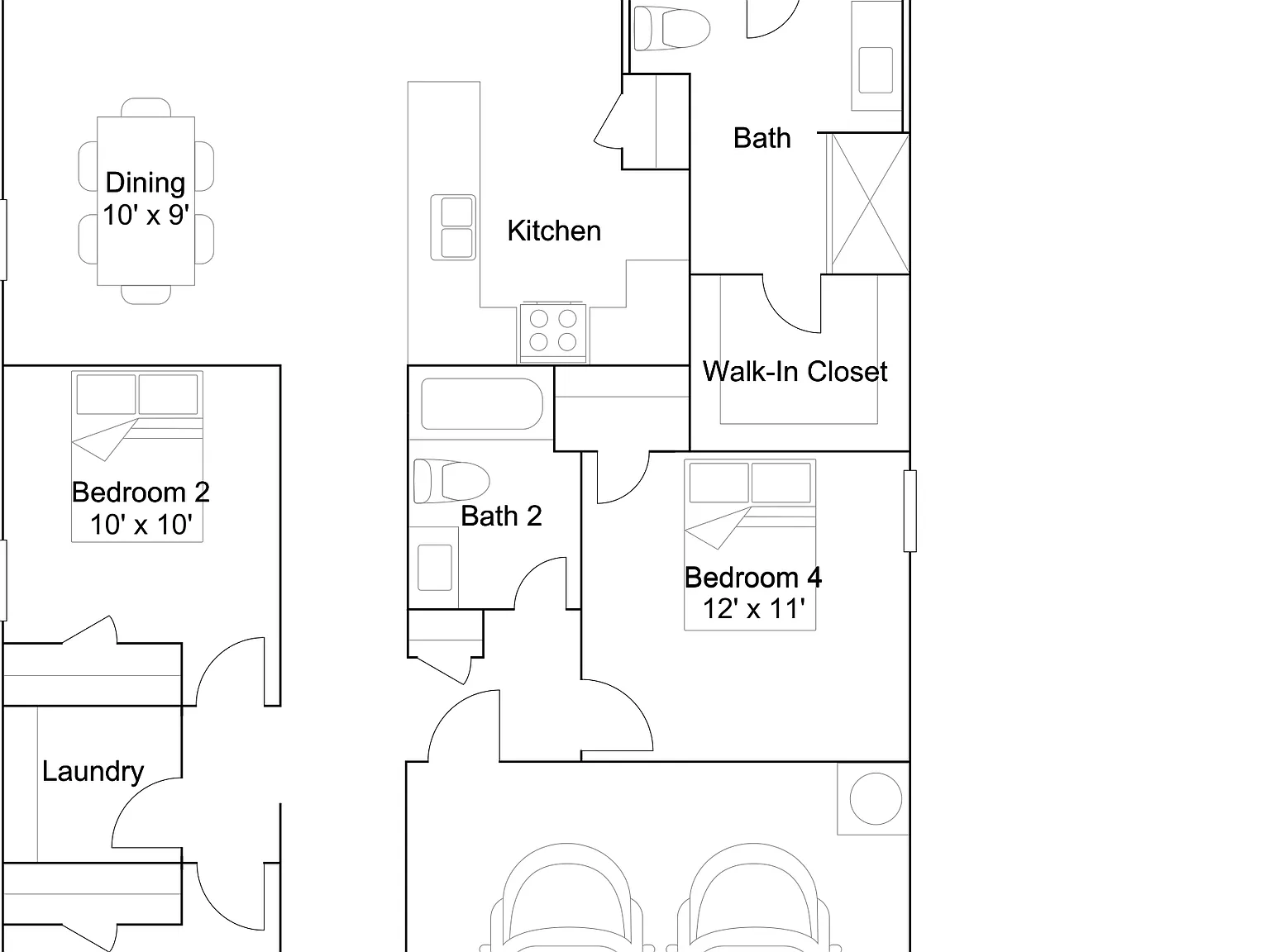4 bed, 2.0 bath, 1720 sqft, $1,705 — Photo 2