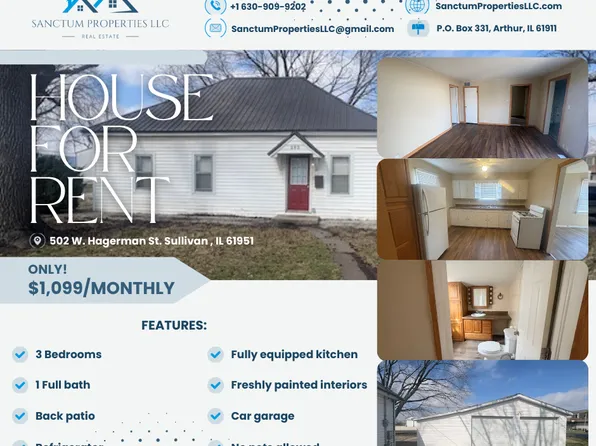502 W Hagerman St, Sullivan, IL 61951