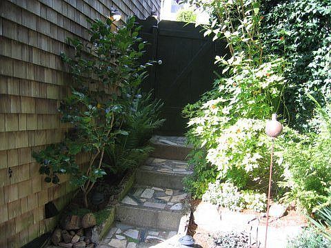 Garden Walkway & Gate to Lower Ter