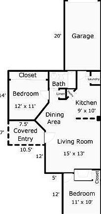 Actual floor plan is a mirror image of this.
