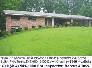 6552 Peacock Blvd, Morrow, GA 30260