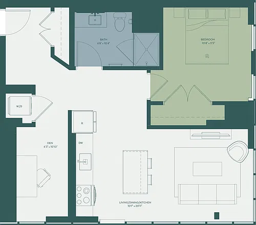 Floor plan A6D