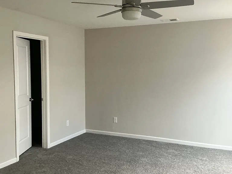 Master bedroom, one of two walk- in closets