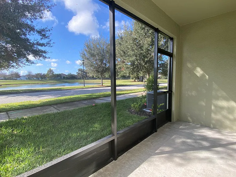 Screened lanai