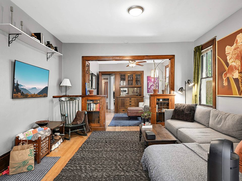 Living room from front door