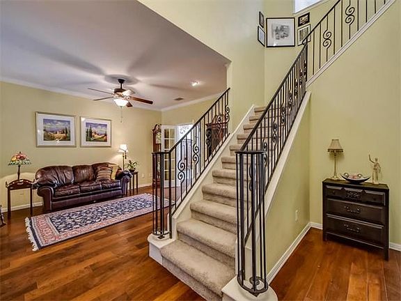 Custom Iron Railings and Wood flooring