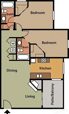 Floor plan 2X2