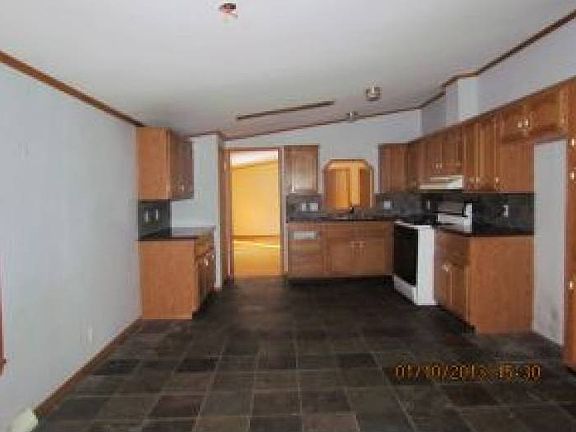 Kitchen with slate floor