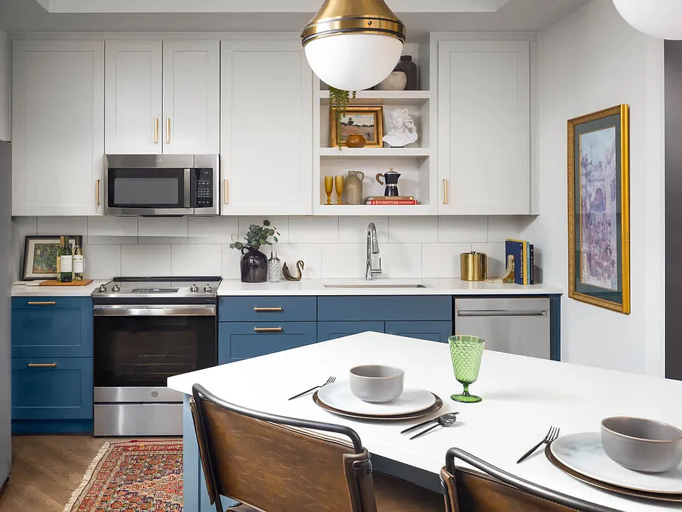 Kitchen with Stainless Steel Appliances