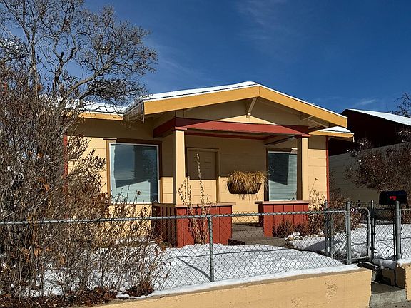 Front elevation in the winter facing Northeast.