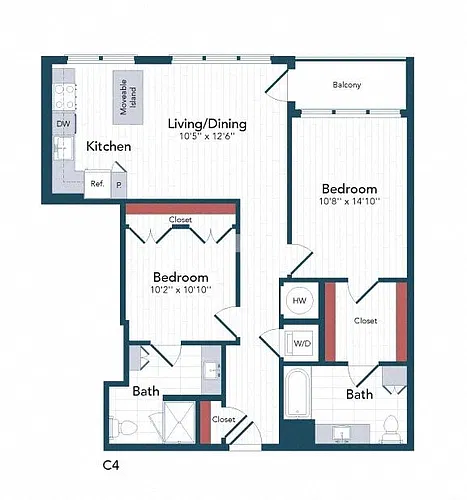 Floor plan C4