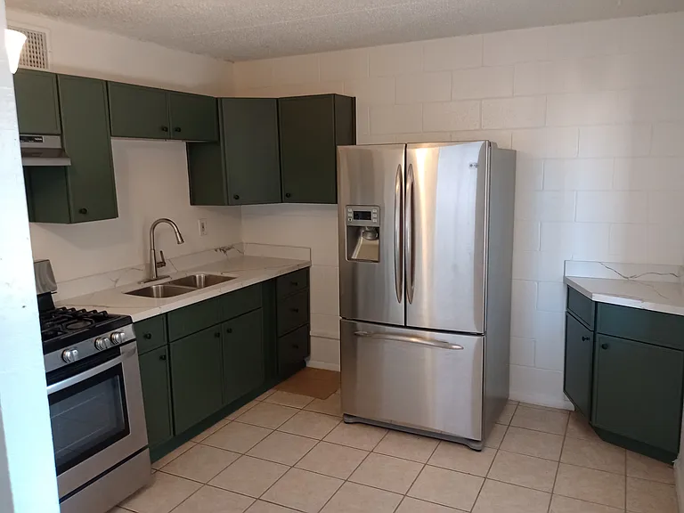 remodeled kitchen with modern appliances