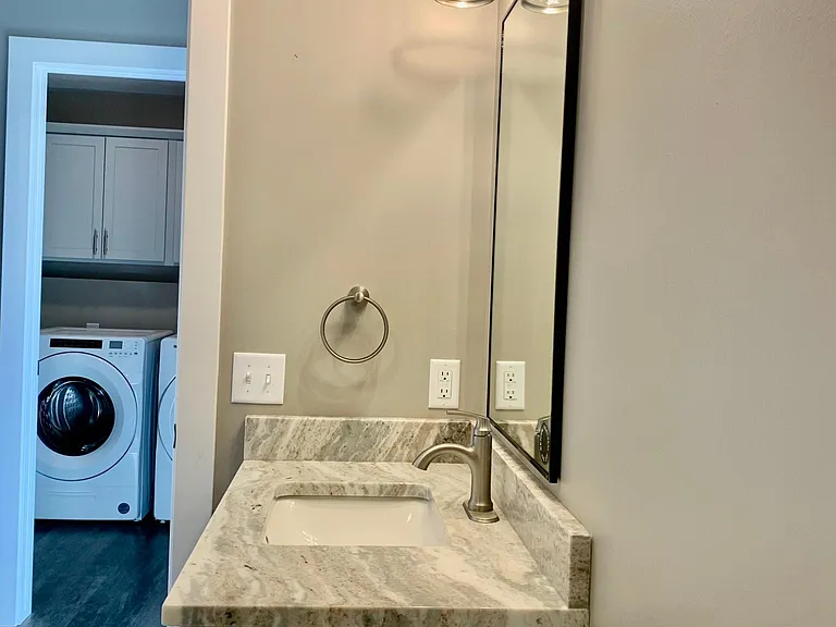 Granite countertops in all bathrooms
