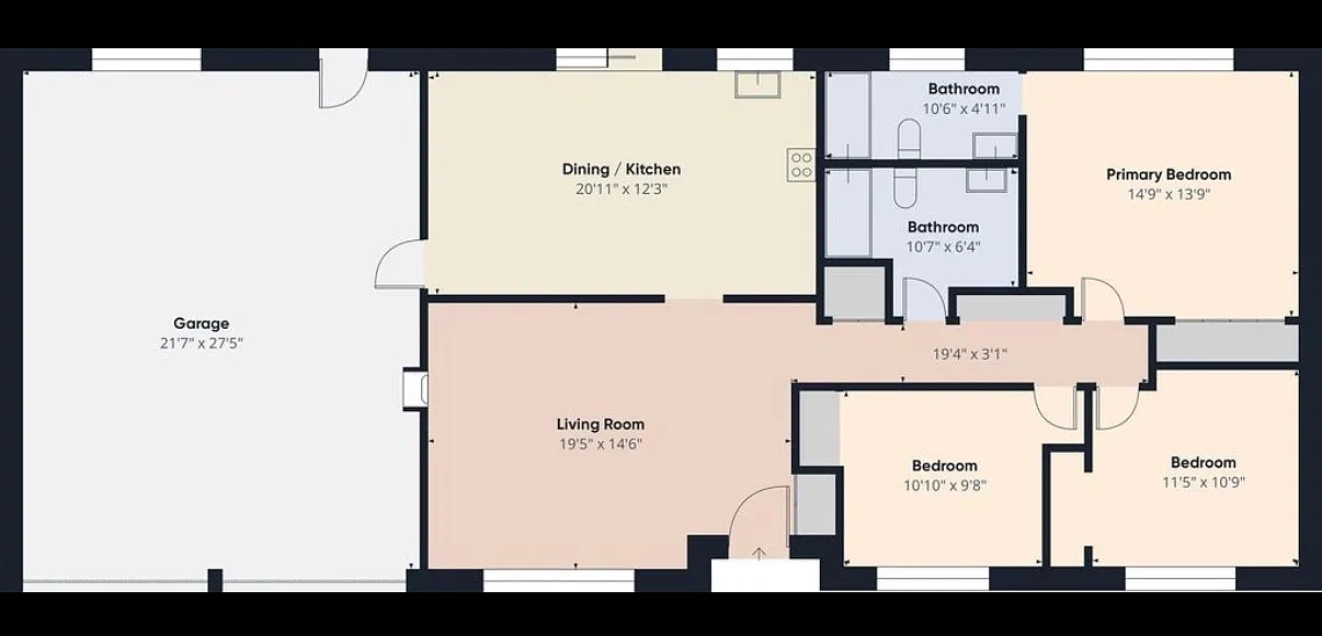 3 bed, 1355 sqft, $2,200 — Photo 2