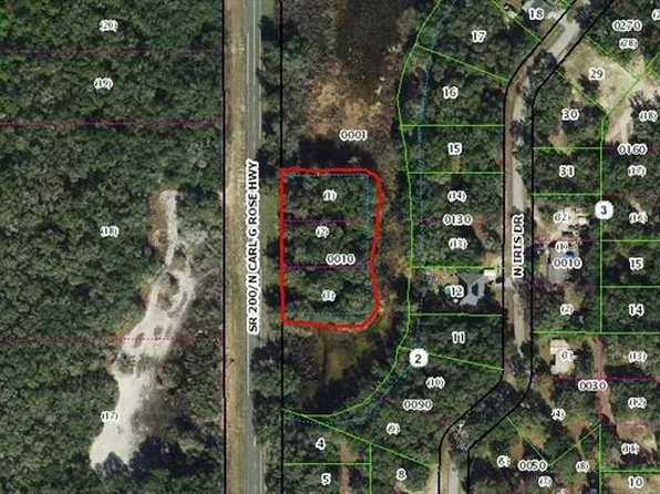 6451 N CARL G ROSE HIGHWAY LOT 1,2,3, HERNANDO, FL 34442