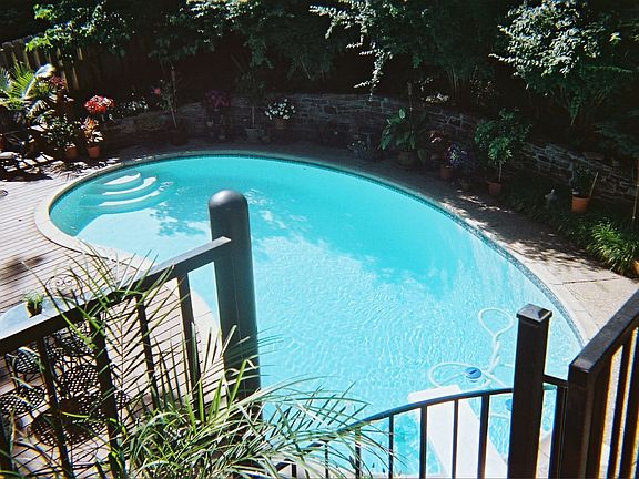 Pool from balcony
