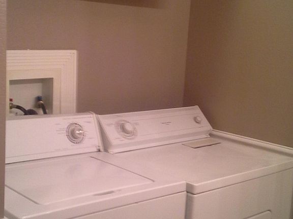 Laundry in unit.