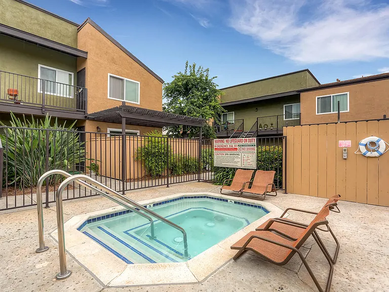 The Community Hot Tub/Spa at Midway Gardens Apartments