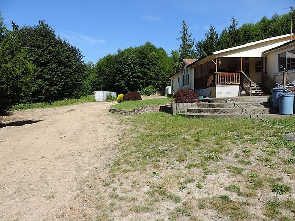 Driveway to house and storag