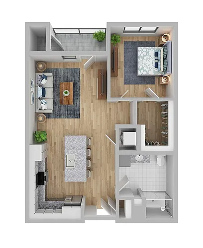 Floor plan Amherst