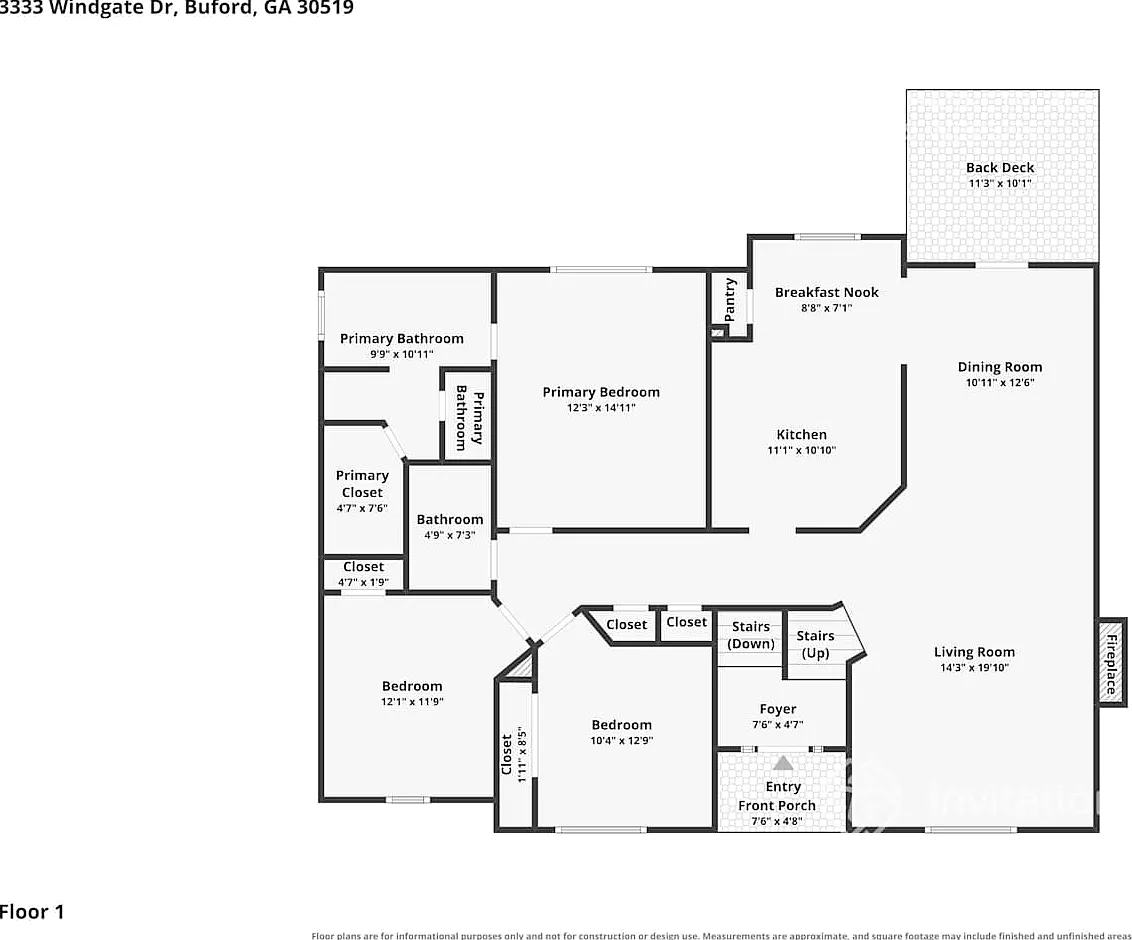 3333 Windgate Dr Buford, GA 30519 — Photo 3