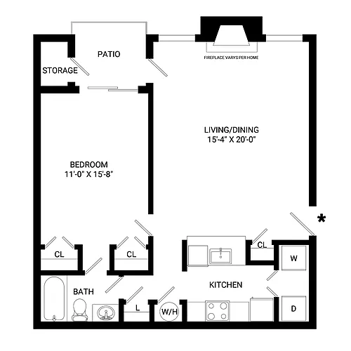 Floor plan Addison 1