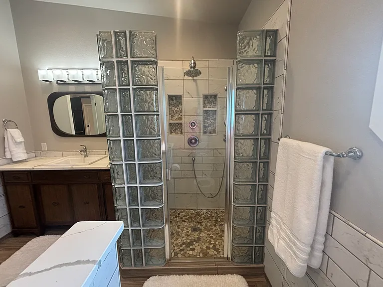 main bath walk in shower