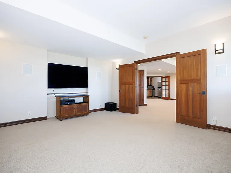 lower level media room