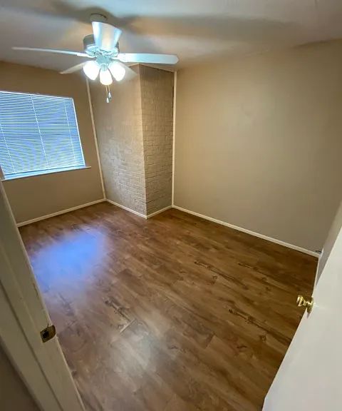 View looking into study/bedroom 3. There is no closet in this room.
