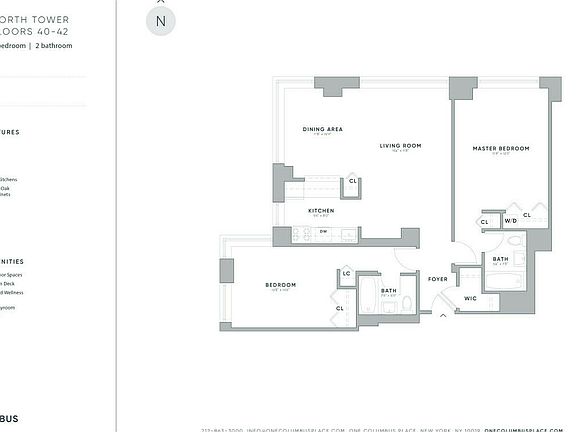 2nd image of 1 Columbus Pl #N40f