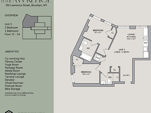 2nd image of 150 Lawrence St #1443
