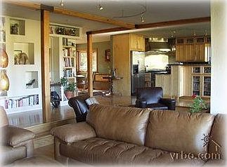 looking toward dining and kitchen from living
