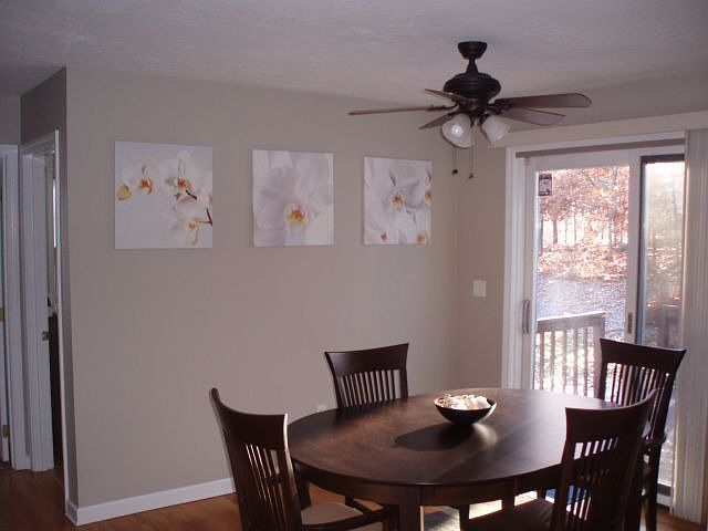 dining room to deck & patio