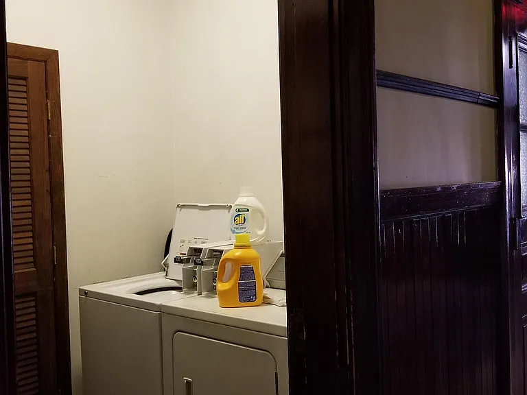 Conveniently located laundry on the same floor