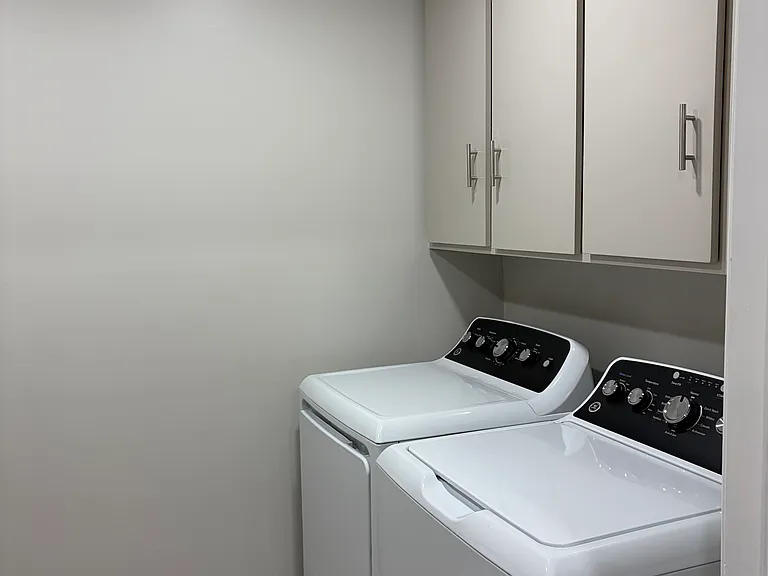 Washer and dryer included