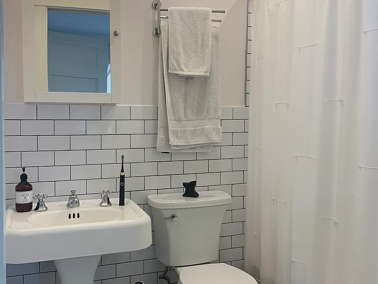 Hall bath with BR access