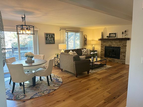 Informal dining/living room.