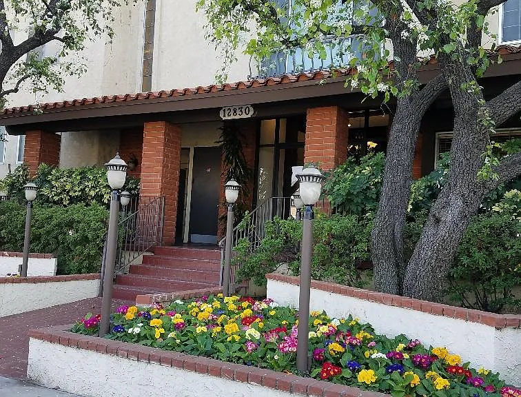 Entrance to the building