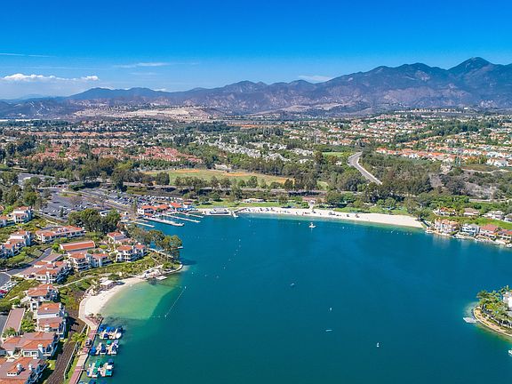 Aerial lake view north